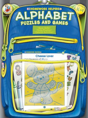 cover image of Alphabet Puzzles and Games, Grades K--1